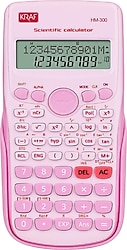 Kraf HM-300 PK Pembe 240 Fonksiyonlu Bilimsel Hesap Makinesi
