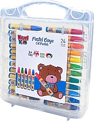 Kraf Kids KK525 Çantalı 24'lü Pastel Boya