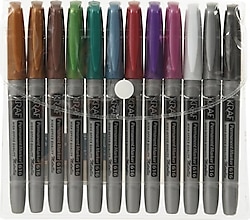 Kraf Permanent Metalik 12'li Marker Kalem Seti