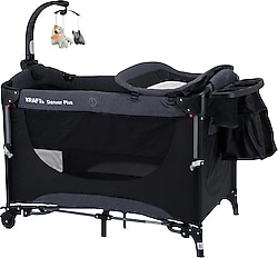 Kraft Denver Plus Siyah 63x105 cm Anne Yanı Oyun Parkı