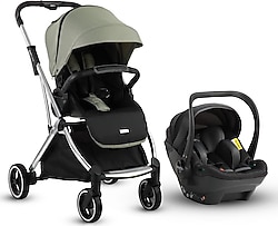 Kraft Kenya I-Size Siyah-Yeşil Travel Sistem Bebek Arabası