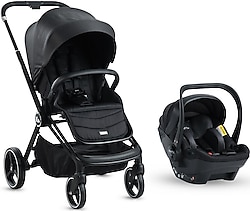 Kraft Mila-Mika Siyah Travel Sistem Bebek Arabası