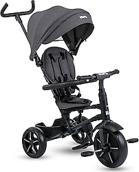 Kraft Rito Star 6 in 1 Koyu Gri Katlanabilir Bebek Bisikleti