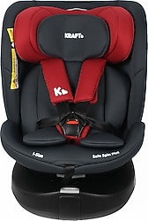 Kraft Safe Spin Plus I-Size Kırmızı 0-36 kg Oto Koltuğu