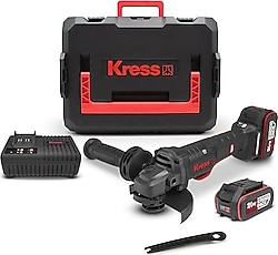 Kress KUH04.1 20 V Çift Akülü 5 Ah Avuç Taşlama Makinesi
