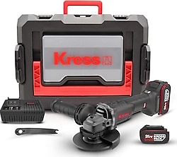 Kress KUH10.2 20 V Çift Akülü 4 Ah Taşlama Makinesi