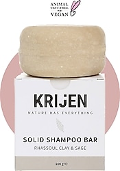 Krijen Rhassoul Kili ve Adaçayı 100 gr Katı Şampuan