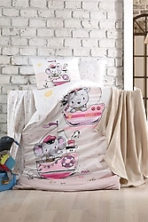 Kristal Sailing Pink Bebek Nevresim Takımı