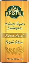 Kristal Erken Hasat Natürel Sızma Zeytinyağı 5 lt