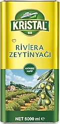 Kristal Riviera Zeytinyağı 5 lt 4'lü