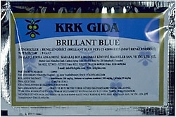 Krk Mavi 9 gr Toz Gıda Boyası