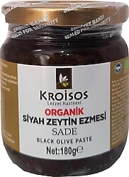 Kroisos Organik Siyah Zeytin Ezmesi 180 gr