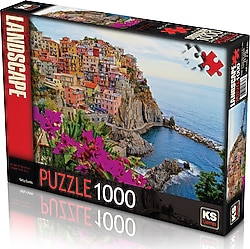 KS Games Village of Manarola Cinque Terre Italy Puzzle 1000 Parça 11309