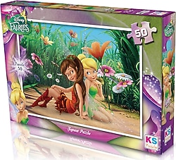 KS Games Disney Fairies 50 Parça Puzzle FA709