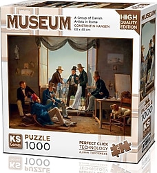 KS Games A Group of Danish Artists in Rome 1000 Parça Puzzle 20660