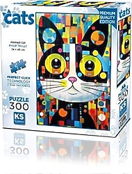 KS Games Abstract Cat 300 Parça Puzzle 19262