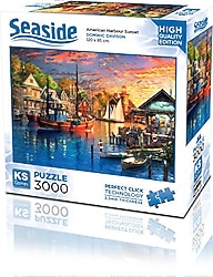 KS Games American Harbour Sunset 3000 Parça Puzzle 23023