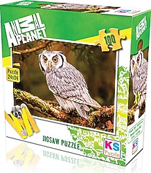 KS Games Animal Planet Bengal Eagle Owl 100 Parça Puzzle