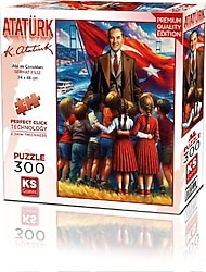 KS Games Ata ve Çocukları 300 parça Puzzle 19254