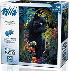 KS Games Black Panther With A Tropical 500 Parça Puzzle 20071