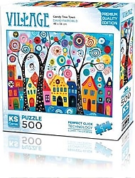 KS Games Candy Tree Town 500 Parça Puzzle 20085