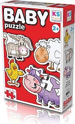 KS Games Çiftlik Hayvanları Baby Puzzle