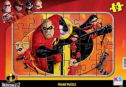 KS Games Incredibles Frame Puzzle 24 Parça