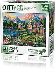KS Games Cozy House By The Lake 2000 Parça Puzzle 22522