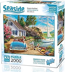 KS Games Dog On The Boat 2000 Parça Puzzle 22537