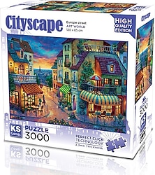 KS Games Europe Street 3000 Parça Puzzle 23021