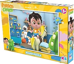 KS Games Eymen ile Çimen 100 Parça Puzzle EÇ714