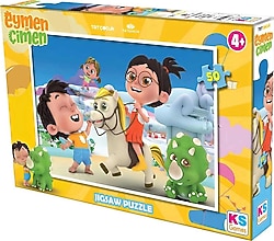 KS Games Eymen ve Çimen 50 Parça Puzzle EÇ709