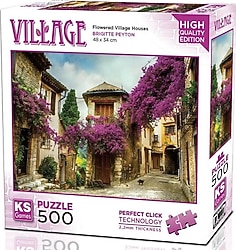 KS Games Flowered Village Houses 500 Parça Puzzle 20062