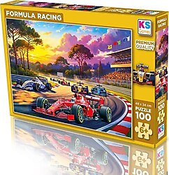 KS Games Formula Racing 100 Parça Puzzle 31505