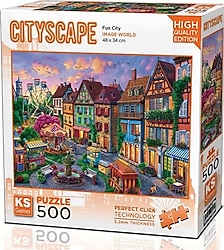 KS Games Fun City 500 Parça Puzzle 20047