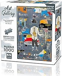 KS Games Gray Composition 1000 Parça Puzzle 20684