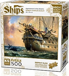 KS Games HMS Agamemnon in Atlantic 500 Parça Puzzle 20050
