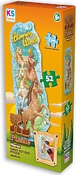 KS Games Horses XL 52 Parça Puzzle