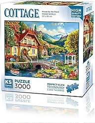 KS Games House By The Pond 3000 Parça Puzzle 23015