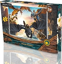 KS Games How To Train Your Dragon 100 Parça Çocuk Puzzle HD714