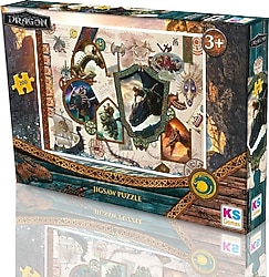 KS Games How To Train Your Dragon 200 Parça Çocuk Puzzle HD113