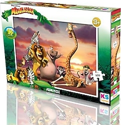 KS Games Madagascar 100 Parça Çocuk Puzzle MG714