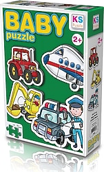 KS Games Meslekler ve Taşıtlar Baby Puzzle