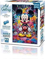KS Games Mickey 1000 Parça Puzzle 20822