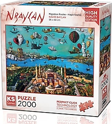 KS Games Migration Routes Hagia Sophia 2000 Parça Puzzle 22523