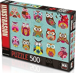 KS Games Multi Owls Puzzle 500 Parça 20011
