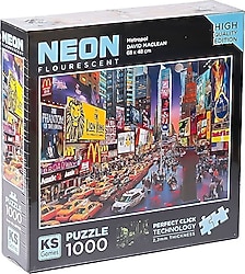 KS Games Neon Metropol 1000 Parça Puzzle 20766