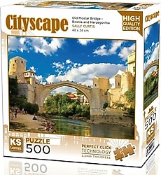 KS Games Old Mostar Bridge Bosna-Hersek 500 Parça Puzzle 20061