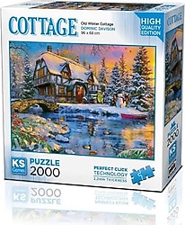 KS Games Old Winter Cottage 2000 Parça Puzzle 22526