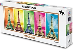 KS Games Panorama Pop Art Paris 1000 Parça Puzzle 11223